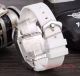 Cartier Santos 100 White Rubber Strap Fake Watch - White Roman Markers (4)_th.jpg
